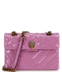 Kurt Geiger London Patent Leather Kensington Shoulder Bag