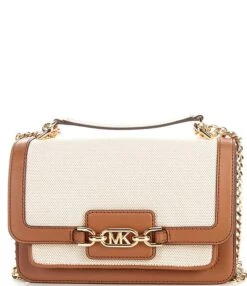 Michael Kors Heather Two-Toned Large Canvas Shoulder Bag -Kurt Geiger Shop 00000000 zi 4b6dcc14 11e9 4c03 86d7 473659cc0ef0