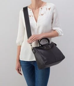 HOBO Sheila Medium Leather Satchel Bag -Kurt Geiger Shop 00000000 zi 4ba49e84 1c01 4679 a812 0850423d6c09 03 ai