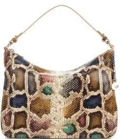 BRAHMIN Multi Caloosa Collection Heather Leather Shoulder Bag