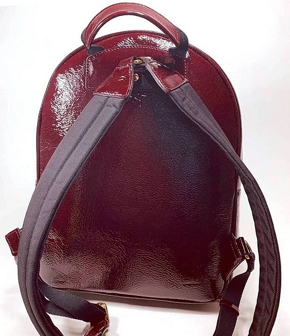 Kelly-Tooke Henry Patent Calfskin Leather Etched Face Backpack 4 Kelly-Tooke Henry Patent Calfskin Leather Etched Face Backpack - Afbeelding 4
