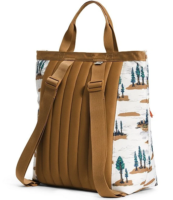The North Face Berkeley Camping Scenic Printed Tote Backpack 1 The North Face Berkeley Camping Scenic Printed Tote Backpack