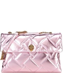 Kurt Geiger London XXL Pink Metallic Soft Quilted Leather Shoulder Bag -Kurt Geiger Shop 00000000 zi 50ad56a3 d4cd 4c08 ace1 99d6ac6129f6