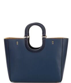 COACH Rae Solid Leather Tote Bag