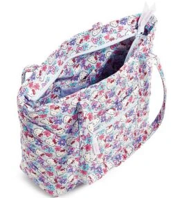 Vera Bradley Iconic Small Hello Kitty Bows Vera Tote Bag