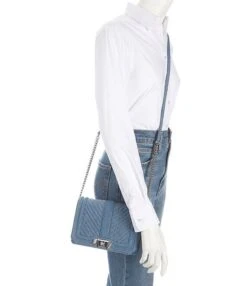 REBECCA MINKOFF Denim Chevron Quilted Small Love Crossbody Bag -Kurt Geiger Shop 00000000 zi 5b75ed05 f3cd 45db 8773 a37672dc8cae 03 ai