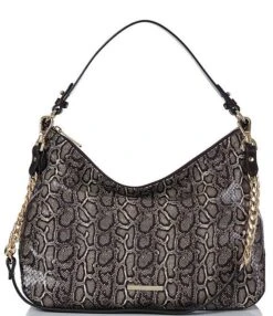 BRAHMIN Caswell Collection Heather Animal Print Leather Shoulder Bag -Kurt Geiger Shop 00000000 zi 5b9687eb 4ae6 479c 88ac 37f77d5b0cd0