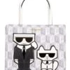 KARL LAGERFELD PARIS Maybelle KARL Duo Top Handel Satchel Bag