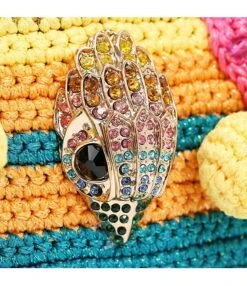 Kurt Geiger London Large Fruit Crochet Shoulder Bag