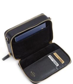 ROYCE New York Mini Leather Crossbody Bag