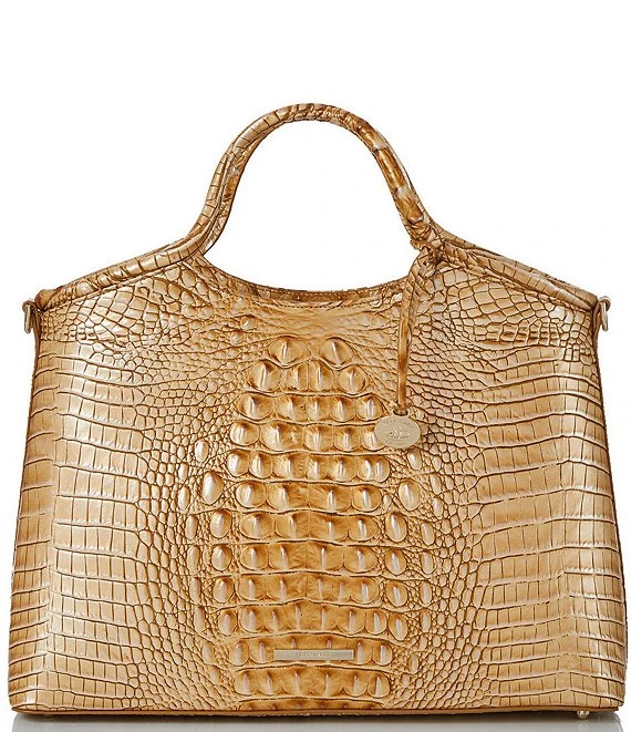 BRAHMIN Dune Melbourne Collection Elaine Satchel Bag 3 BRAHMIN Dune Melbourne Collection Elaine Satchel Bag - Afbeelding 3