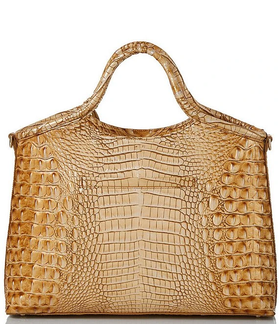 BRAHMIN Dune Melbourne Collection Elaine Satchel Bag 4 BRAHMIN Dune Melbourne Collection Elaine Satchel Bag - Afbeelding 4