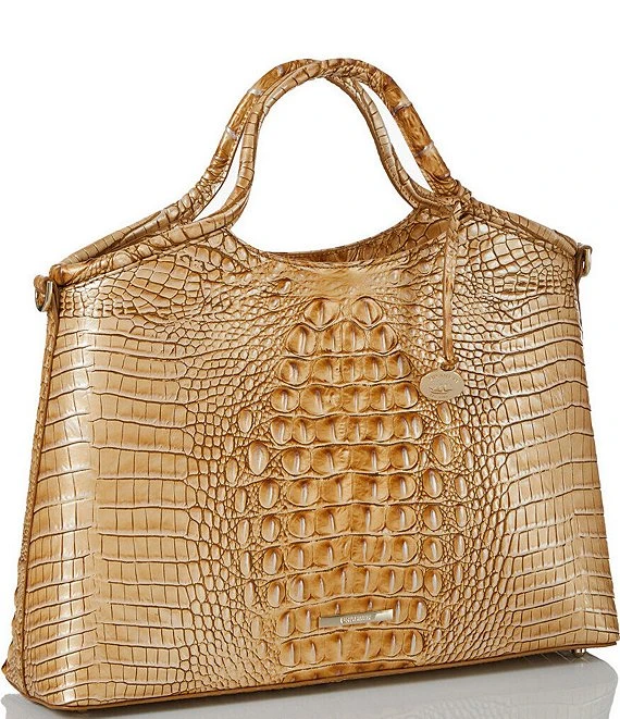 BRAHMIN Dune Melbourne Collection Elaine Satchel Bag 1 BRAHMIN Dune Melbourne Collection Elaine Satchel Bag