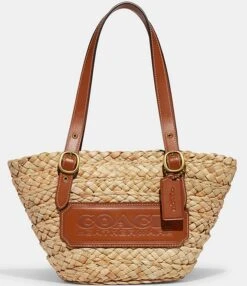 COACH Straw Structured Small 16 Mini Tote Bag 7 COACH Straw Structured Small 16 Mini Tote Bag -Kurt Geiger Shop 00000000 zi 61b98885 d4a9 4022 a2ae f13c651ed587