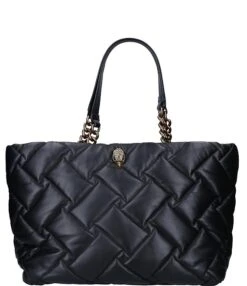 Kurt Geiger London Kensington Quilted Leather Shopper Tote Bag