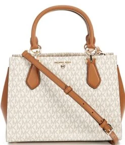 Michael Kors Marilyn Signature Logo Print Medium Satchel Bag -Kurt Geiger Shop 00000000 zi 6332d850 79b0 4cf2 9ca2 b53388c68182