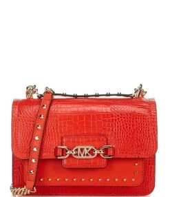 Michael Kors Heather Shiny Embossed Croc Leather Large Shoulder Bag -Kurt Geiger Shop 00000000 zi 6646edbc 931e 4516 a2a8 7831e5d23a6a
