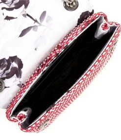 Kurt Geiger London Mini Kensington Mesh Floral Soft Shoulder Bag