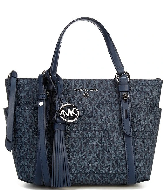 Michael Kors Sullivan Signature Logo Small Convertible Top Zip Tote Bag 4 Michael Kors Sullivan Signature Logo Small Convertible Top Zip Tote Bag - Afbeelding 4
