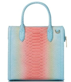 BRAHMIN Volute Collection Caroline Daylily Satchel Bag