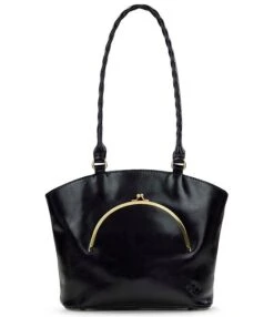 Patricia Nash Zorita Front Kiss Lock Closure Pocket Leather Tote Bag -Kurt Geiger Shop 00000000 zi 6f5f468a 6535 4979 b95e efe4a239b093