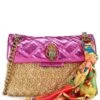 Kurt Geiger London Raffia Mini Kensington Crossbody Bag
