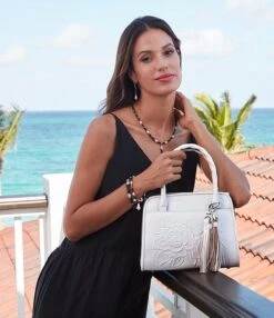 Patricia Nash Paris Small Floral Embossed Satchel Bag -Kurt Geiger Shop 00000000 zi 73aef5fe ff2c 4245 a007 0cec8fd2ffd4 04 ai