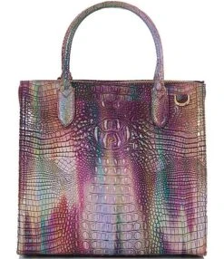 BRAHMIN Melbourne Collection Caroline Leather Satchel Bag -Kurt Geiger Shop 00000000 zi 76f10145 399e 49e0 8f81 3871c00aa254 01 ai