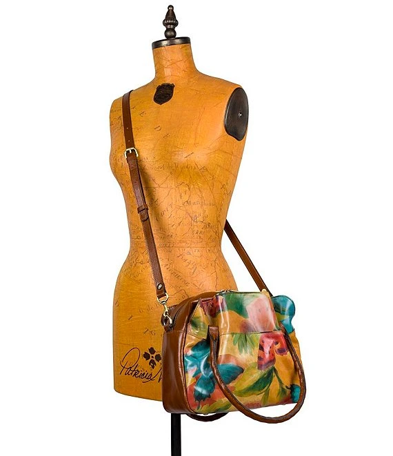 Patricia Nash Watercolor Butterfly Ashford Crossbody Satchel Bag 5 Patricia Nash Watercolor Butterfly Ashford Crossbody Satchel Bag - Afbeelding 5