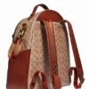COACH Signature Logo Coated Canvas Baby Backpack