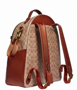 COACH Signature Logo Coated Canvas Baby Backpack