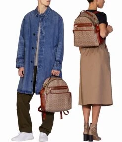 COACH Signature Logo Coated Canvas Baby Backpack -Kurt Geiger Shop 00000000 zi 81e42135 7b01 4724 ba0f e407e7010eaa 04 ai