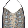 BRAHMIN Delahaye Collection Isabella Deep Azure Shoulder Bag