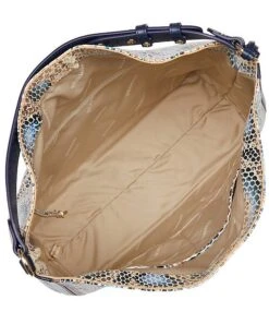 BRAHMIN Delahaye Collection Isabella Deep Azure Shoulder Bag -Kurt Geiger Shop 00000000 zi 84d4424c 4fdb 46a6 8253 94de37b04dab 02 ai