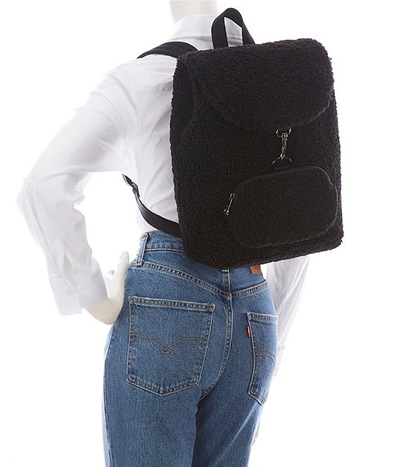 UGG Inara Black Sherpa Backpack 3 UGG Inara Black Sherpa Backpack - Afbeelding 3