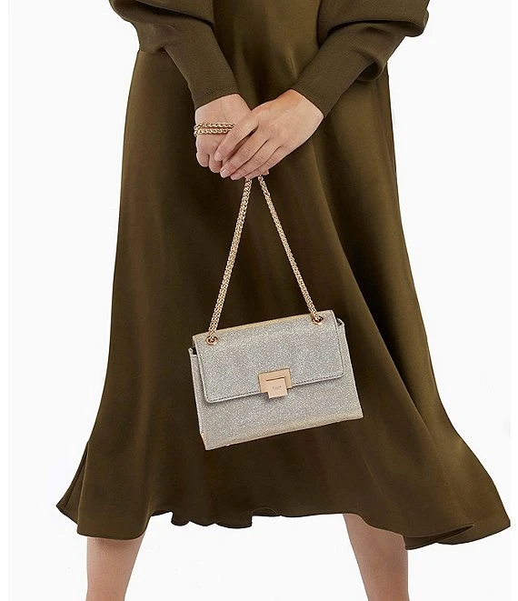 Dune London Bondi Gold Metallic Chain Strap Shoulder Bag 3 Dune London Bondi Gold Metallic Chain Strap Shoulder Bag - Afbeelding 3