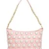 Betsey Johnson I Want Candy Pearl Heart Shoulder Bag