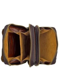 Patricia Nash Albertine Leather Embossed Phone Crossbody Bag