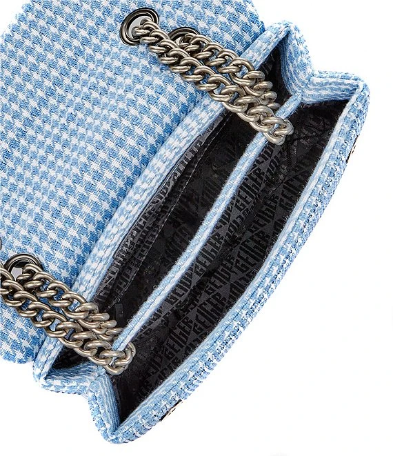 Kurt Geiger London Kensington Rhinestone Houndstooth Shoulder Bag 4 Kurt Geiger London Kensington Rhinestone Houndstooth Shoulder Bag - Afbeelding 4