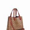 COACH Signature Logo Willow 24 Tote Bag