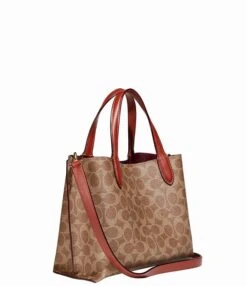 COACH Signature Logo Willow 24 Tote Bag