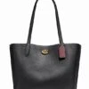 COACH Willow Pebble Leather Tote Bag