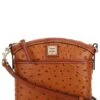 Dooney & Bourke Ostrich Collection Domed Crossbody Bag