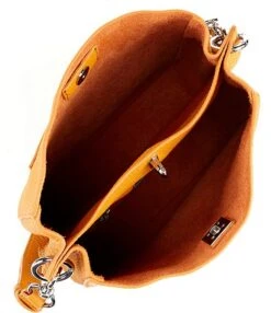 REBECCA MINKOFF Darren Silver Studded Leather Shoulder Bag