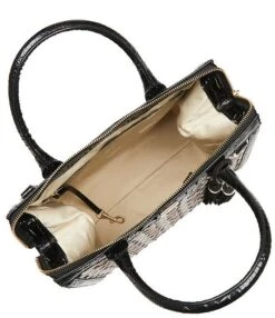 BRAHMIN Riverview Collection Caroline Cognac Satchel Bag