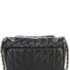 KARL LAGERFELD PARIS Agyness Quilted Leather Celestial Charm Chain Strap Crossbody Bag
