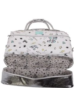 Betsey Johnson I Do Collection Printed Vegan PVC Drop Bottom Satchel Bag -Kurt Geiger Shop 00000000 zi 9be21479 a7a1 41f6 9c92 b7562bdee4b7 01 ai