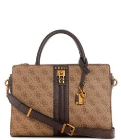 Guess Ginevra Signature Logo Elite Society Satchel Bag