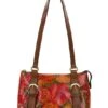 Patricia Nash Bordaux Floral Shoulder Satchel Bag