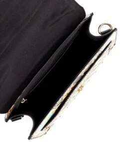 ALDO Baroo Tiger Print Top Handle Faux Leather Satchel Bag